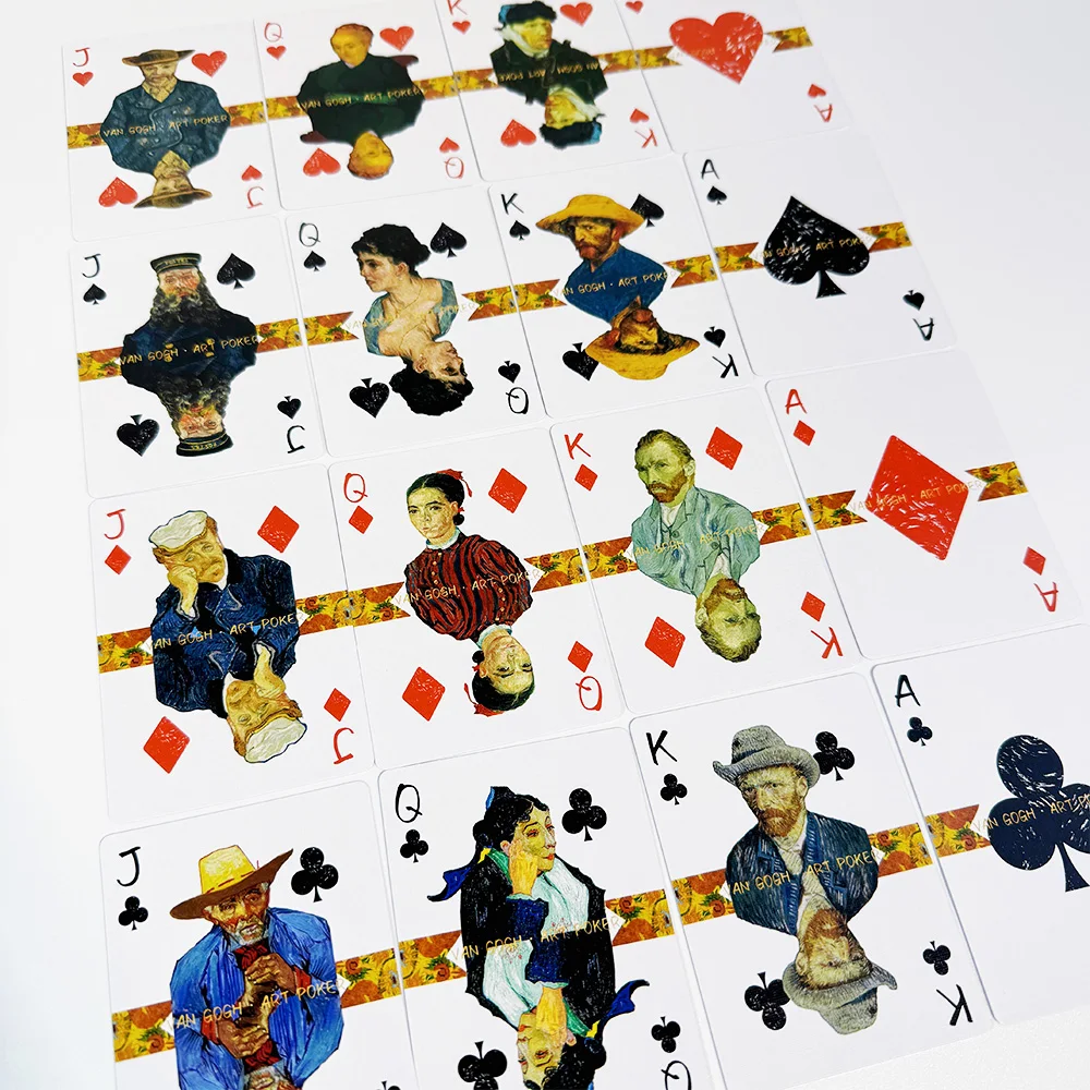 Art Playing Cards Van Gogh Playing Card Set Classic Magic Tools Family Gatherings Tabletop Games Poker Cards