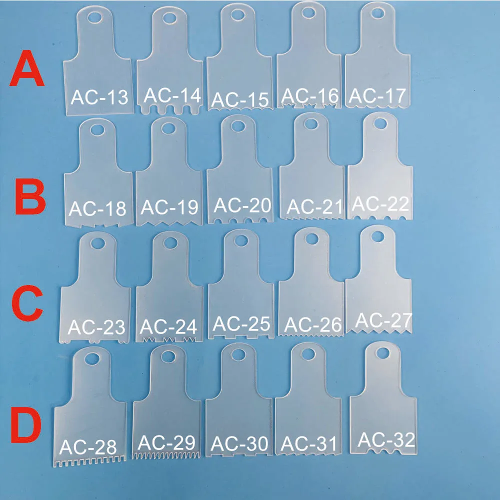 Acrylic Cake Comb DIY Buttercream Smoothing Spatula Wedding Cake Scraper Decorating Tools Baking Accessories 20 Style