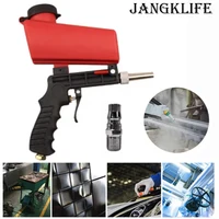 Adjustable Sandblasting Gun 90 Psi Portable Sand Blaster Paint Spray Machine Gravity Pneumatic Small Handheld Blasting Gun Set 1