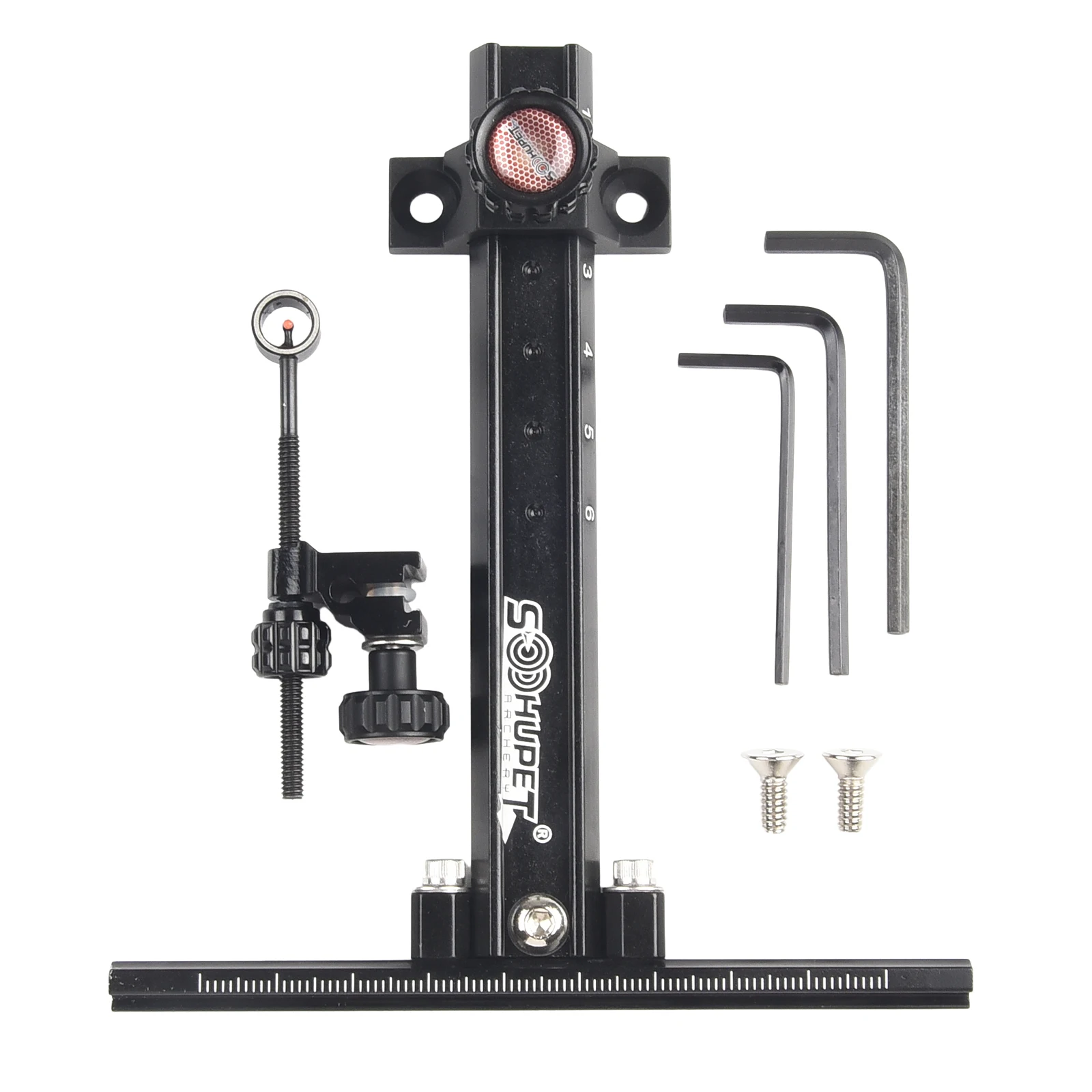 

Рекурсивный лук, Т-образный прицел для лука и стрелы, аксессуары для стрельбы из лука, металлический прицел, конкурентоспособный с винтами, охотничий Рекурсивный доступ к луку
