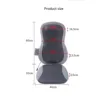 Car Massage Cushion Fast Shipment  Electric Heating Kneading Shiatsu Thai Massage Back Waist Massager 3D design Kneading Heads 6