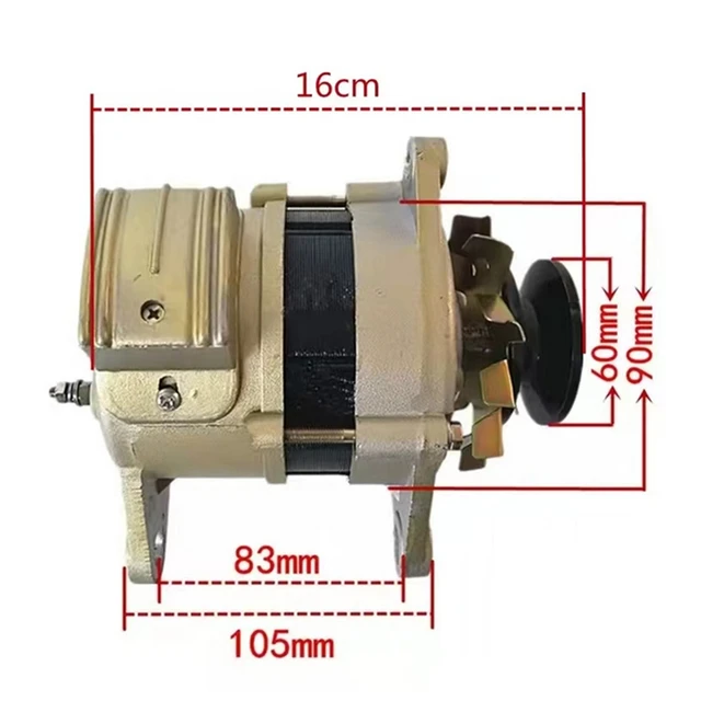 1000W Permanent Magnet Alternator Synchronous Generator 12V Copper