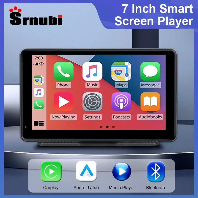 Universal 7 ''Autoradio Multimedia Video Mirror-Link Player Wireless Carplay Android Auto Touch Screen Per Nissan Toyota Honda