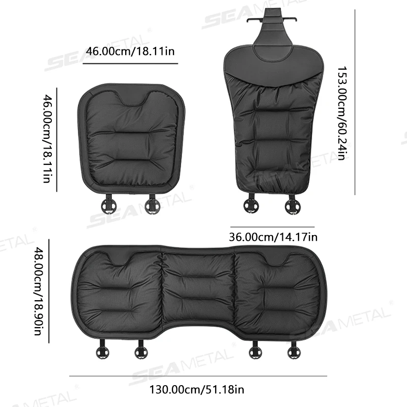 Luxury Car Seat Cushion Breathable Auto Seat Protector