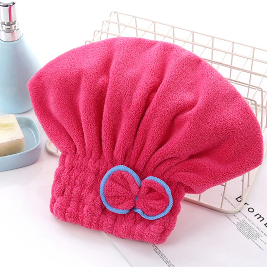 Reduce Frizz And Smooth Hair With Quick Dry Hair Towel Easy To Clean Absorbent Hair Towel Wrapping