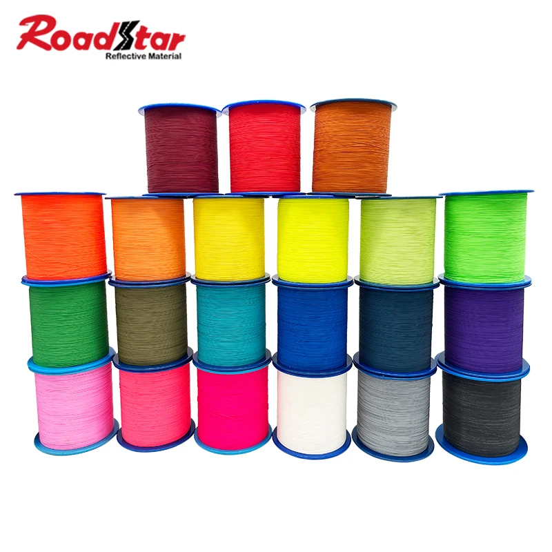 roadstar-05mmx4000meter-colorful-double-side-reflective-yarn-silk-thread-warning-reflector-sewing-for-webbing-shoes-clothing