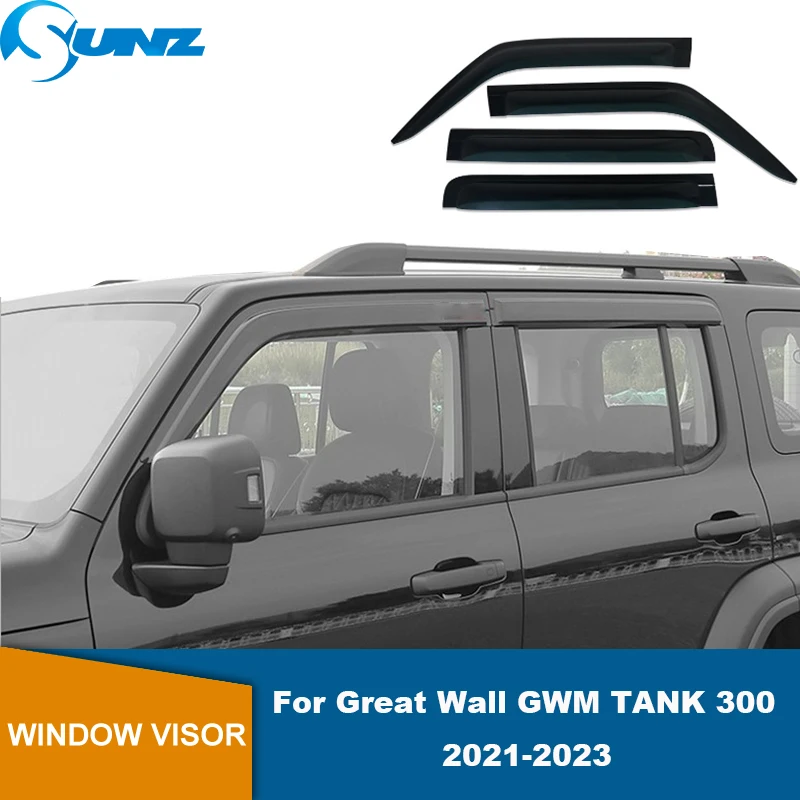 Buy Weathershields for GWM Tank 300 2023-2024 Car Weather Shields Wind  Deflectors Window Sun Visor Online