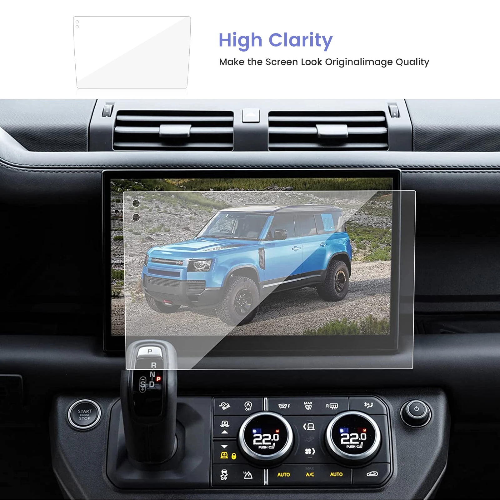 MEKEDE Auto-Schutzfolie aus Gehärtetem Glas Autoaufkleber für 9-Zoll 10-Zoll Universal Auto-Radio Stereo DVD GPS Touch Voll-LCD-Bildschirm – Detail 5