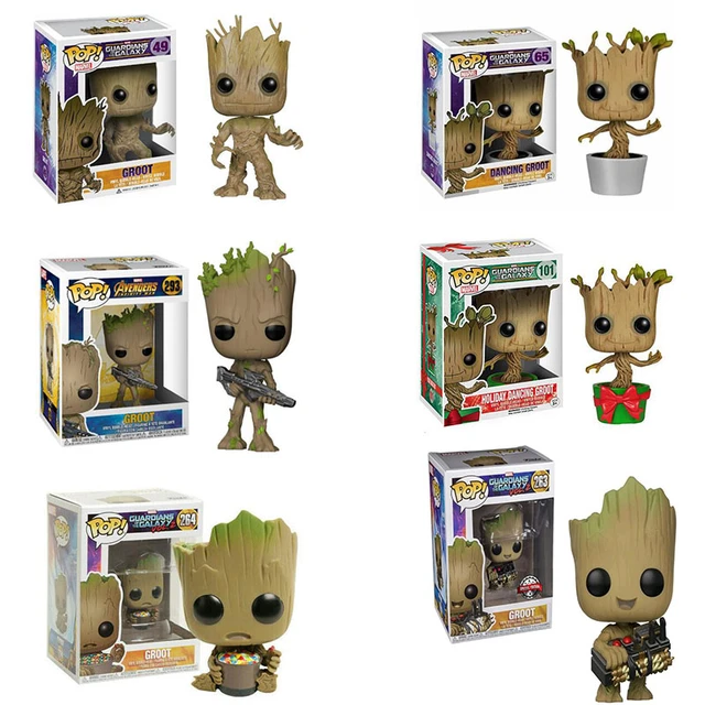 FUNKO POP Anime Marvel Guardians of The Galaxy Grootted The