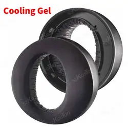 Premium Replacement Ear Pads - Soft Memory Foam Cushions with Protein Leather & Cooling Gel (Cooling Gel)
