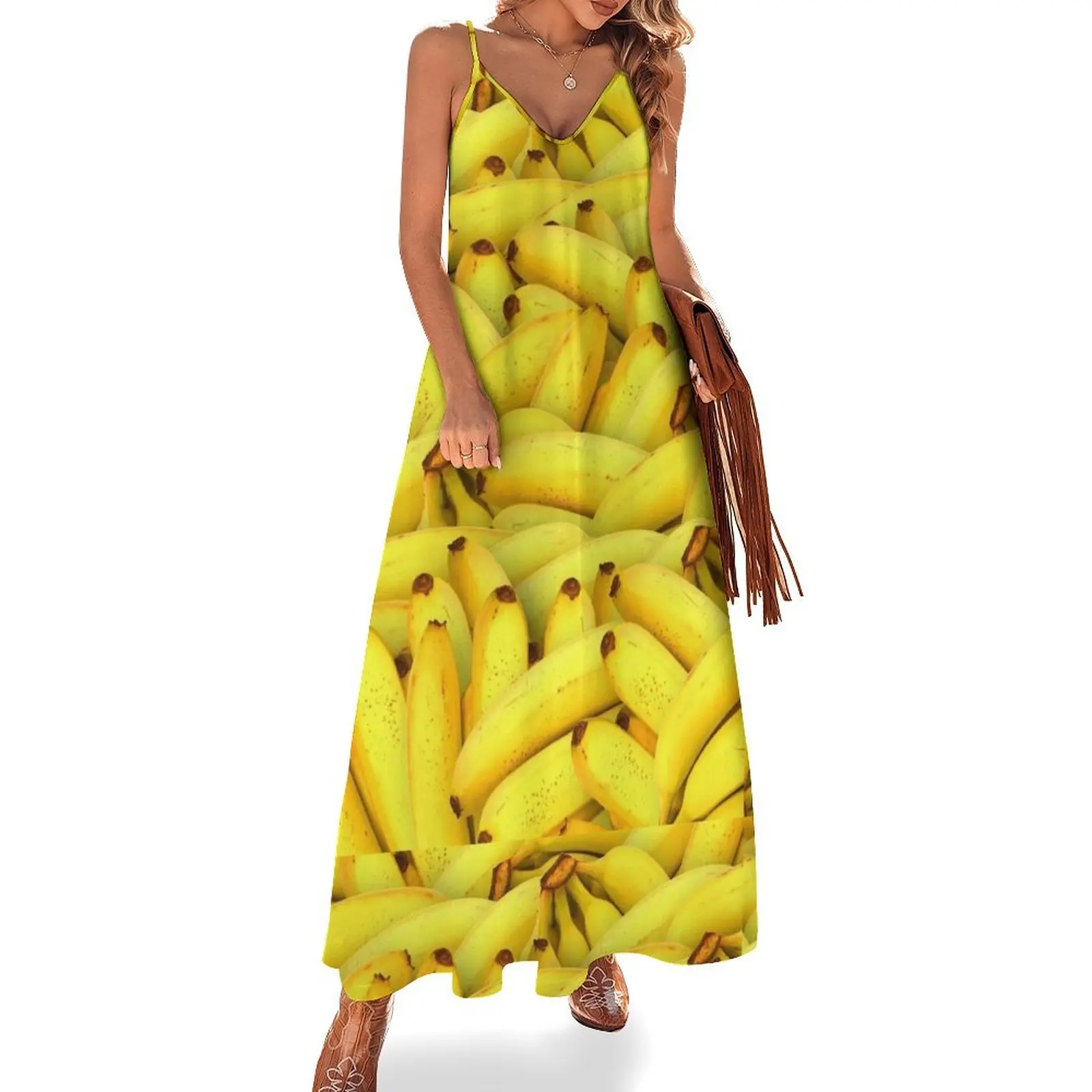 

Banana Sleeveless Dress elegant chic women dresses promotion bandage dress sensual sexy dress for women