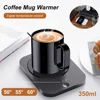 USB Wireless Charging Cup Warmer Pad Coffee Milk Tea Water Mug Heater 3 Gear Temperature Heating Coaster for Home Office Cup Mat 1
