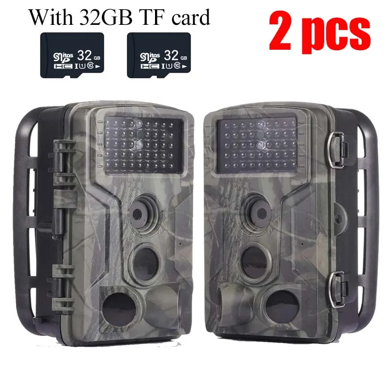 2pcs With 32GB card