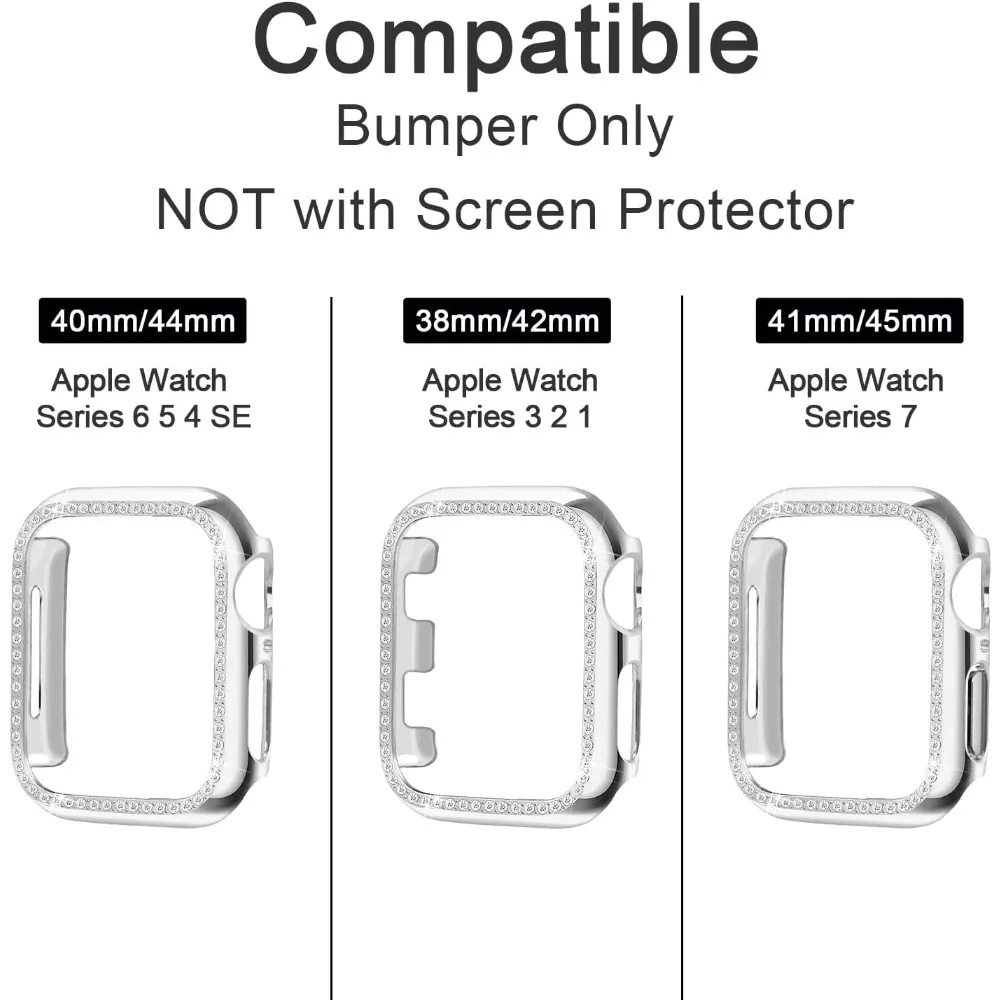 Elegant Diamond-Style Protective Frame