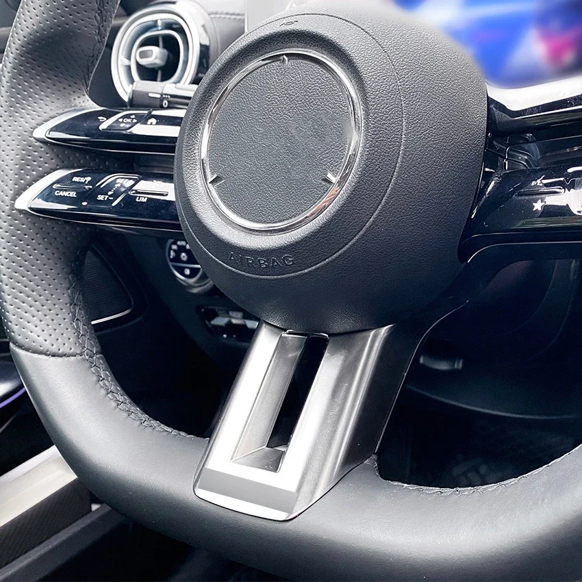 メルセデスベンツ用ステアリングホイールカバー,クラスC,W206,w213,w