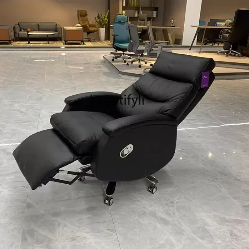 

Office Manual Executive Chair Leather Reclinable Computer Chair for Business and Househol Executive Chair Leisure