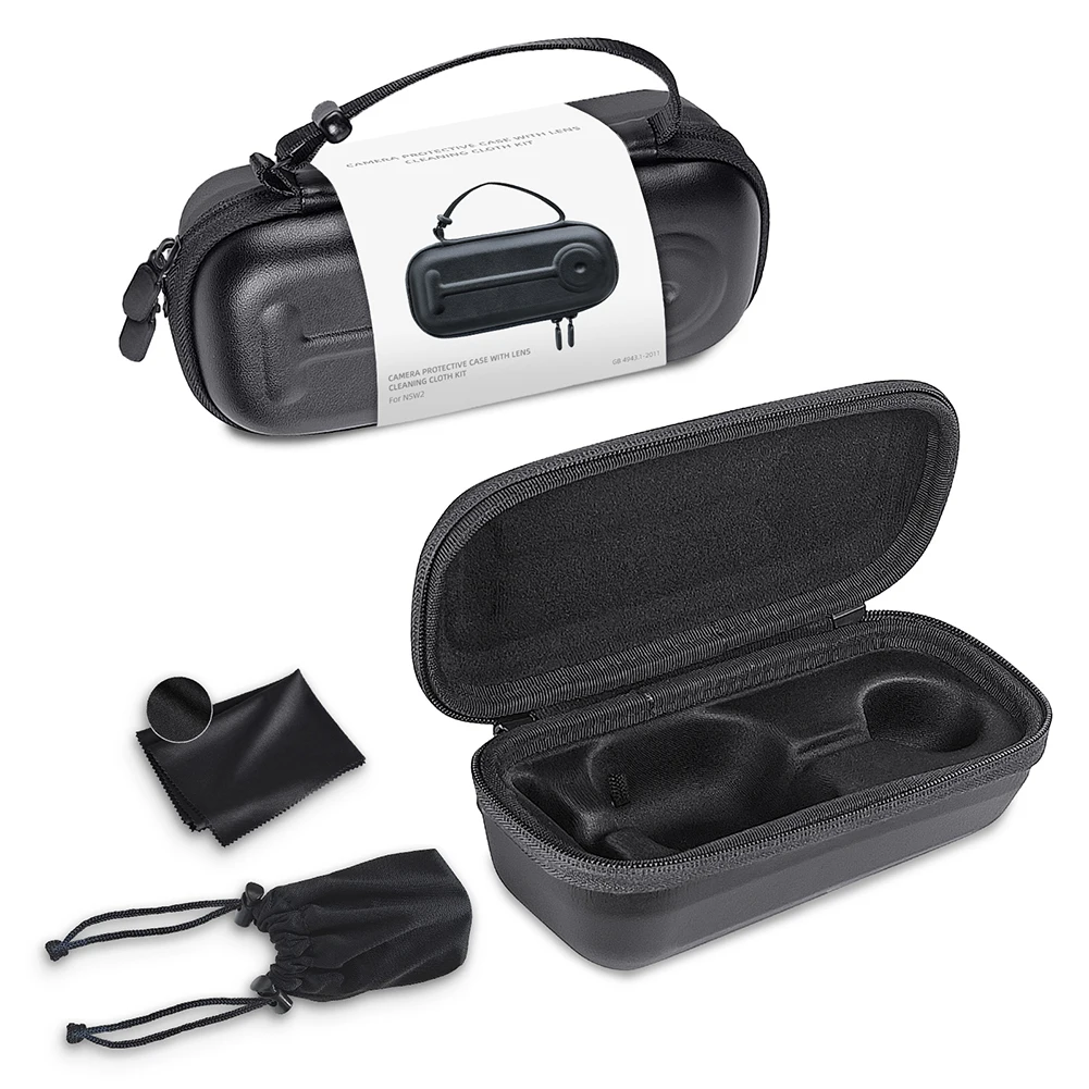 Camera Storage Bag with Lens Cloth Travel Shell Portable Carrying Case Waterproof Hard Shell for Nintendo Switch2 Accessories