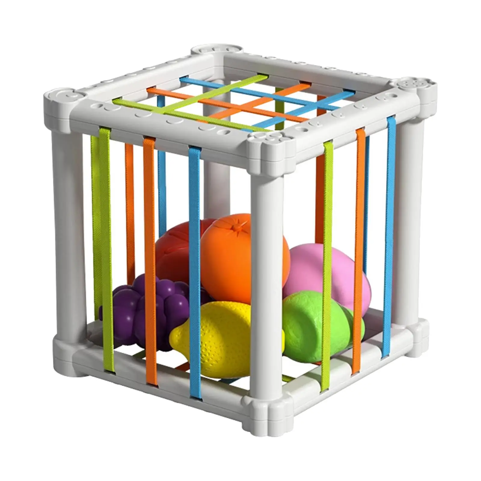 

Baby Shape Sorter Montessori Developmental Toys Training Games Storage Cube Bin for Children Girl Age 1 2 Kids Gifts