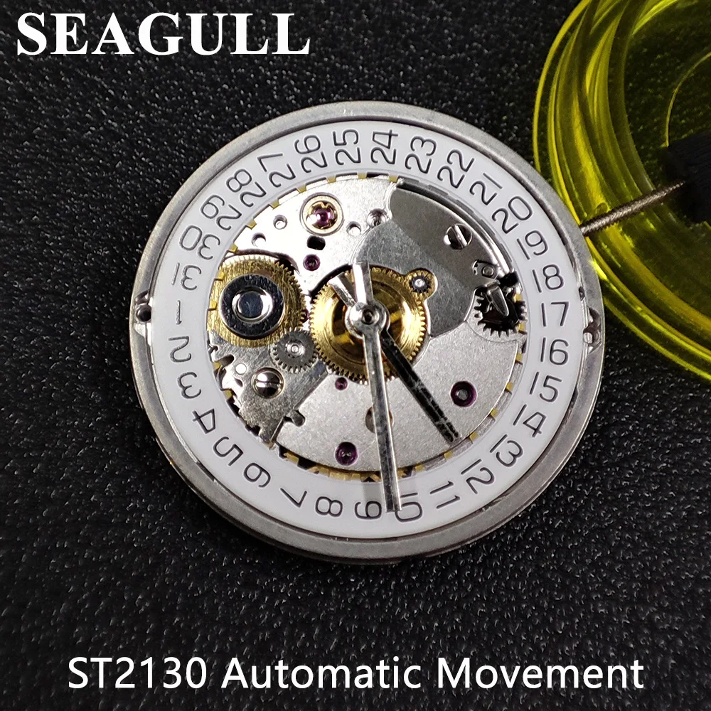 Часы наручные Seagull ST2130 автоматические для механических часов ETA 2824-2 белые 3H |