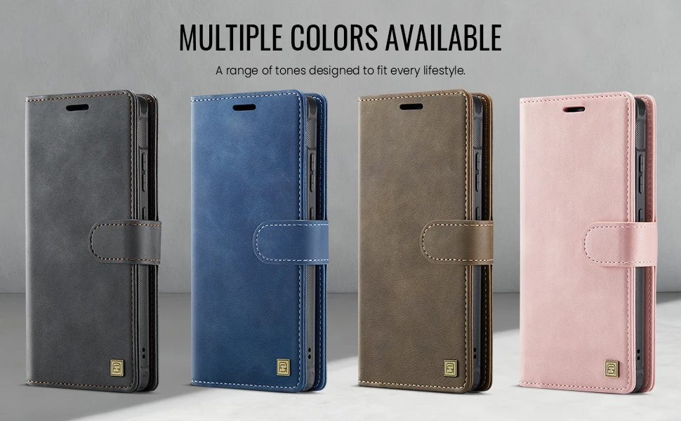 Leather Phone Case 2-in-1 Detachable Wallet Cover With Card Holder For Samsung Galaxy S25 Plus