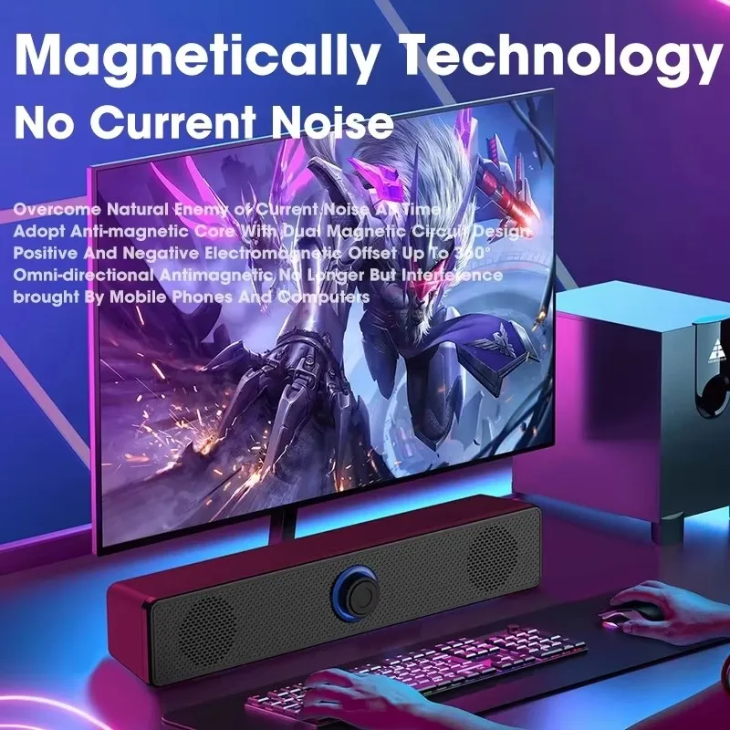 Portable Wireless Bluetooth Soundbar Speaker