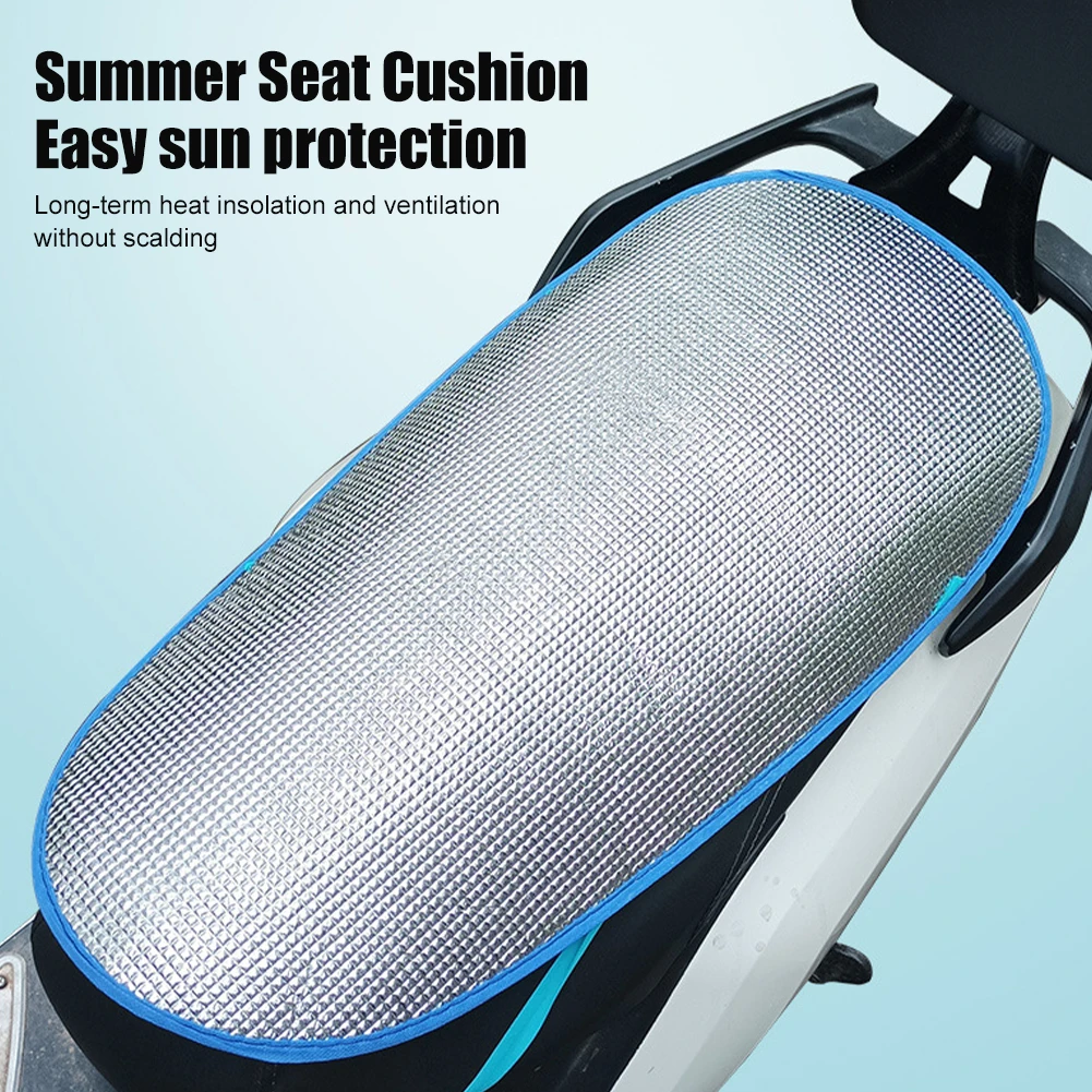 

Universal Motorcycle Scooter Seat Cover Cool Cushion Pads Heat Insulated Waterproof Sunscreen Seat Cushion Protection Accessorie
