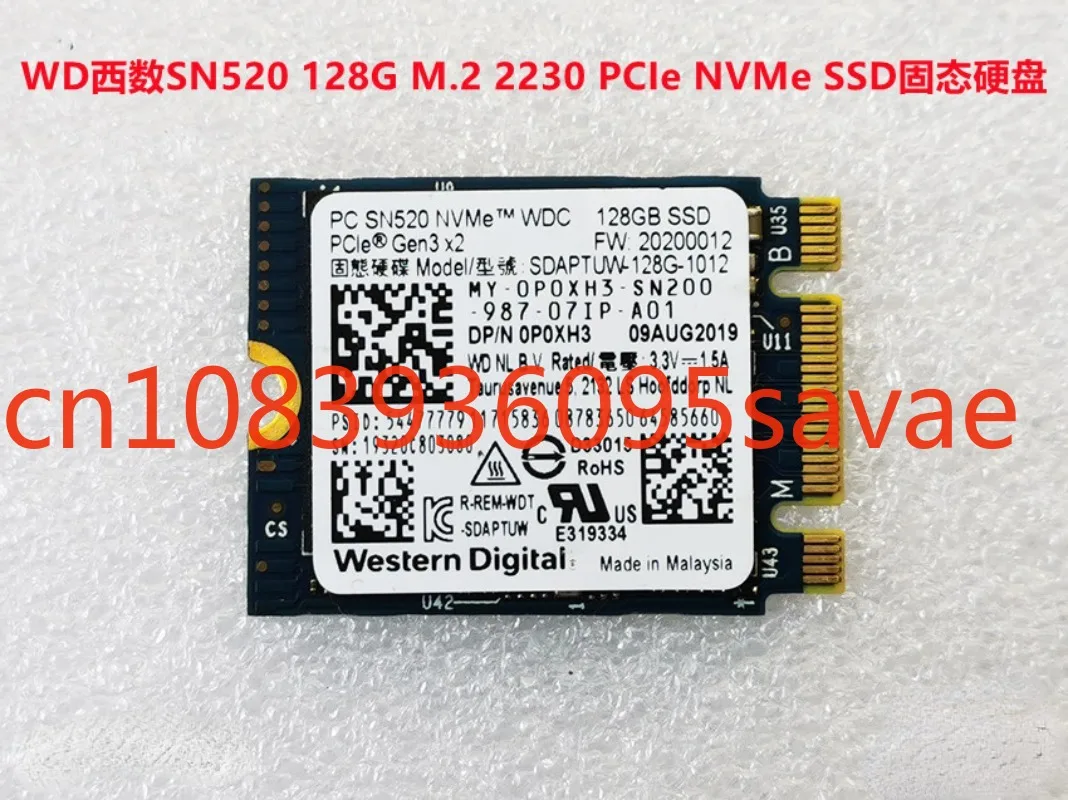 Sn520 nvmeコンピューターssd,256g,m.2 2230,pcie - AliExpress 1420