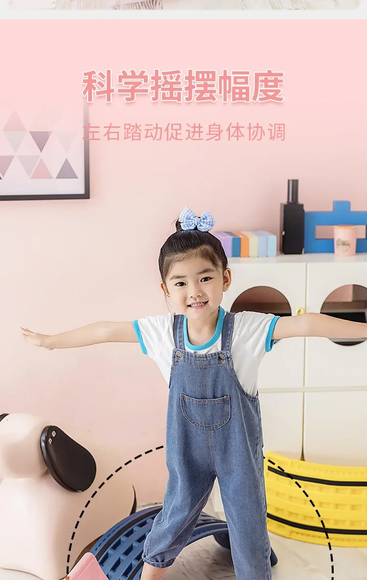 Description Picture 4 of itemTwisting Balance Board Kids Toys Wobble Balance Training Boards Multifunctional Seesaw Concentration Training Equipment Toy