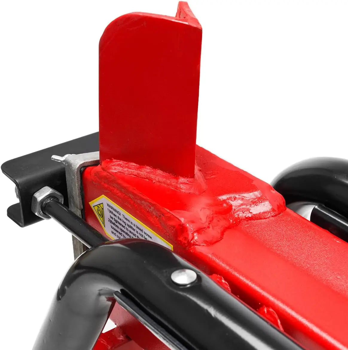 Stark USA Log Splitter Electric Portable 7-Ton Ram System Firewood Kindling Hydraulic Horizontal Full Beam Wood Splitting Cutter