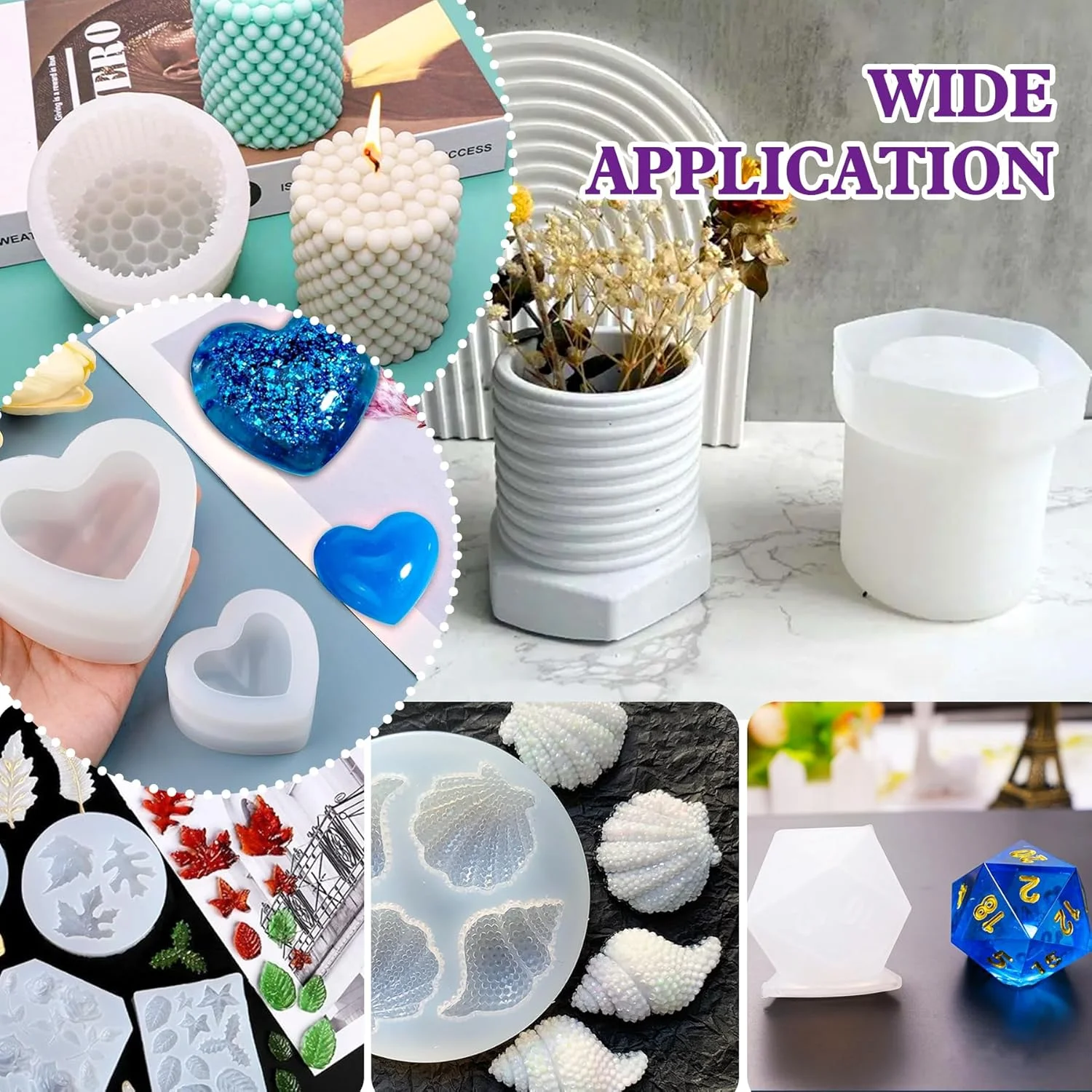 Durable Liquid Silicone for Versatile Mold Making - Ideal for Resin, Casting, Candles & DIY Crafts