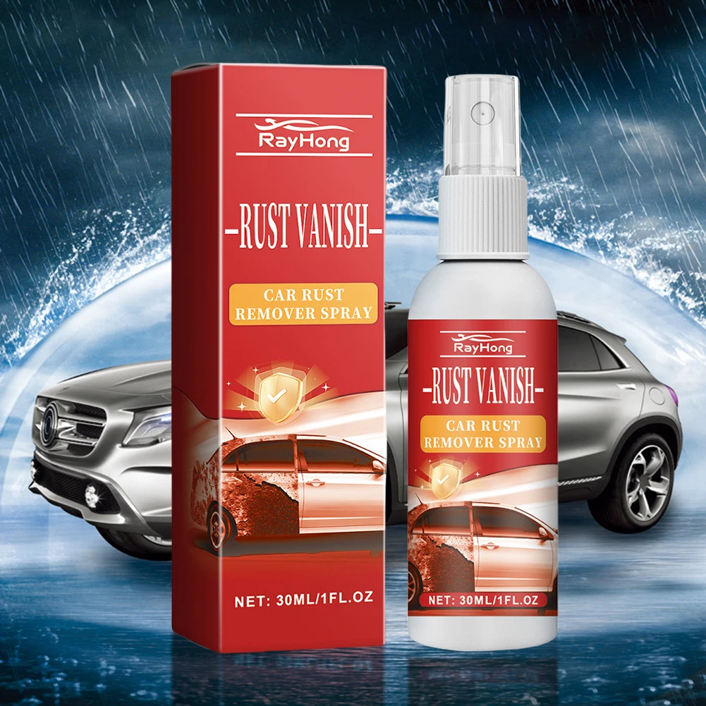 30ml Metal Surface Chrome Cleaner Automobile Wash Maintenance Agent Metal Paint Cleaner Cleaning Spray