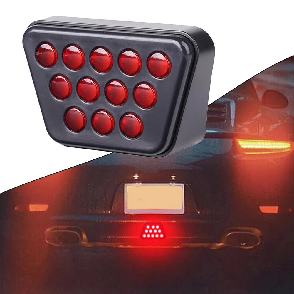 

F1 Style LED Red 3rd Third Rear Tail Brake Stop Strobe Light Fog Lamp Universal 12 V Accessories For Vehicles