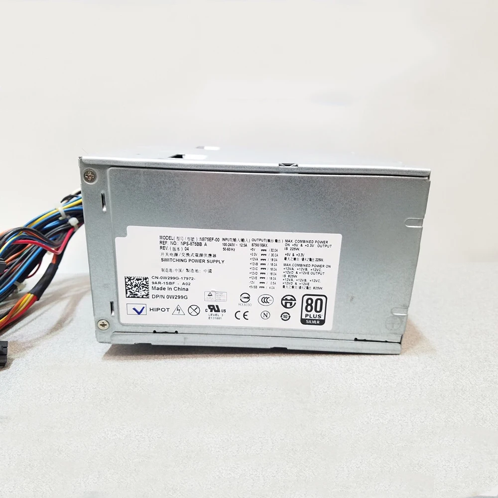 DELL T5500 NPS-875BB A N875EF-00 J556T W299G 875W용 서버 전원 공급 장치