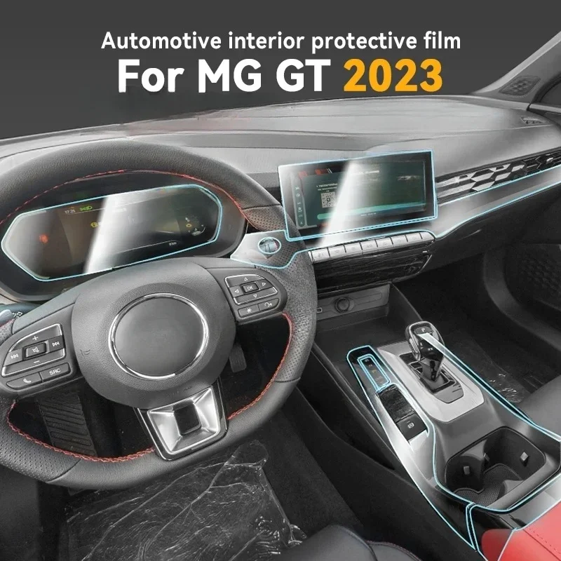 Car Door Center Console Media Dashboard Navigation Per Mg Gt 2023 Tpu Pellicola Protettiva Antigraffio Accessori Interni Per Auto
