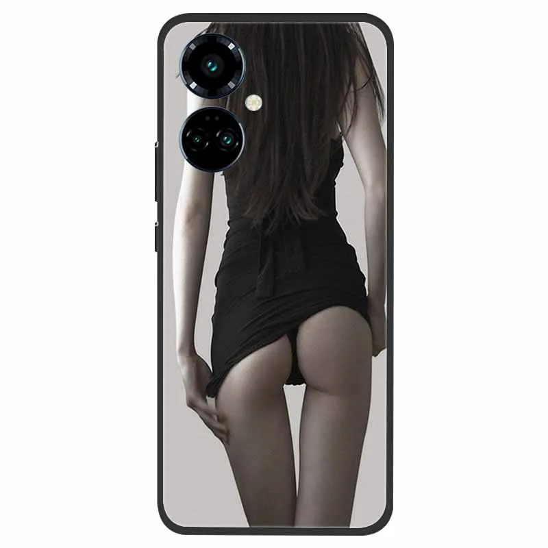 Tecno Camon 19 Shockproof Soft Silicone TPU Back Cover - Cute Design