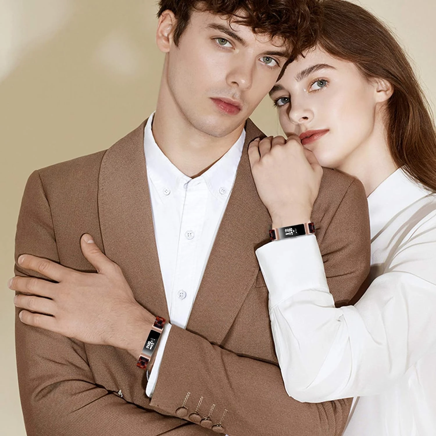 Elevate Your Workout Style with This Stylish, Durable Resin Bracelet-Fashionable High-Quality Strap for Inspire HR, Inspire 2,