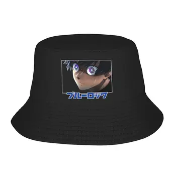 Yoichi Isagi Eyes from Blue Lock Bucket Hat Summer Headwear Merch Fishing Fisherman Hat for Women Men Session Hat Lightweight 1