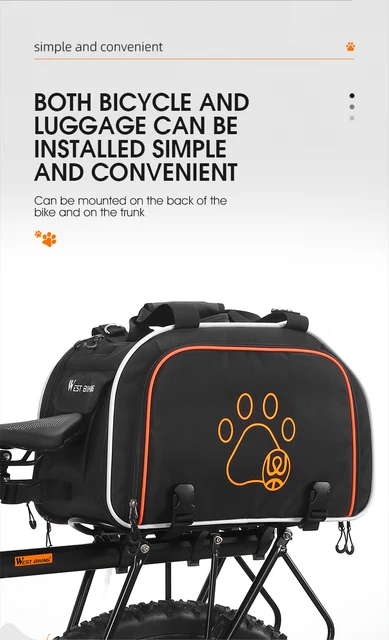 Pet Bag - Portable Pet Carrier Travel Bag - Magicycle Bike