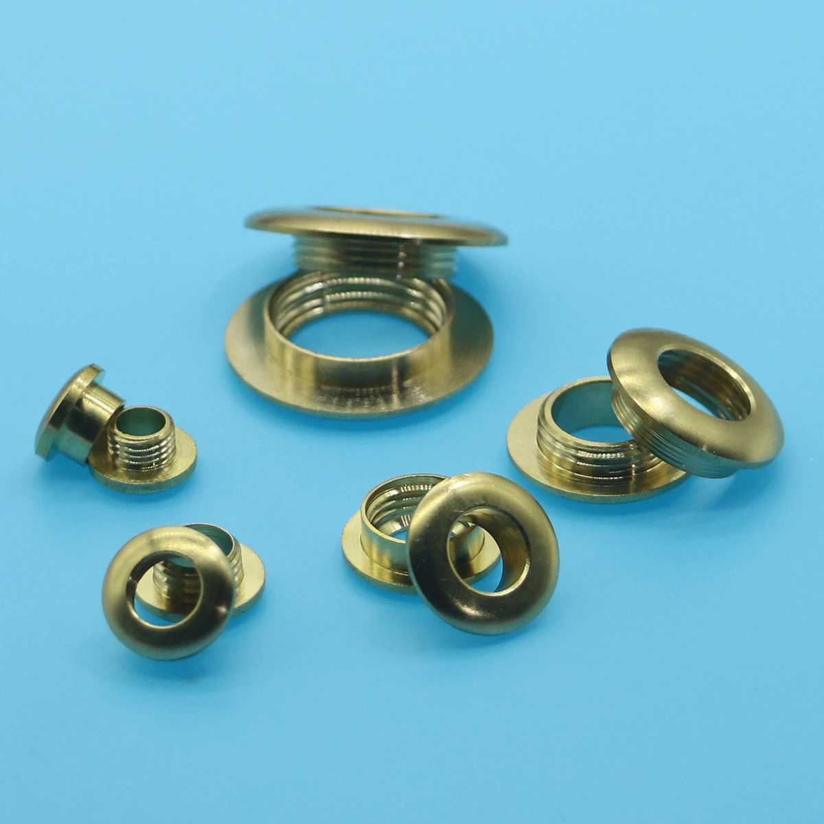 Metal plating Eyelet Screw with washer grommets Leather Craft hardware Accessory 