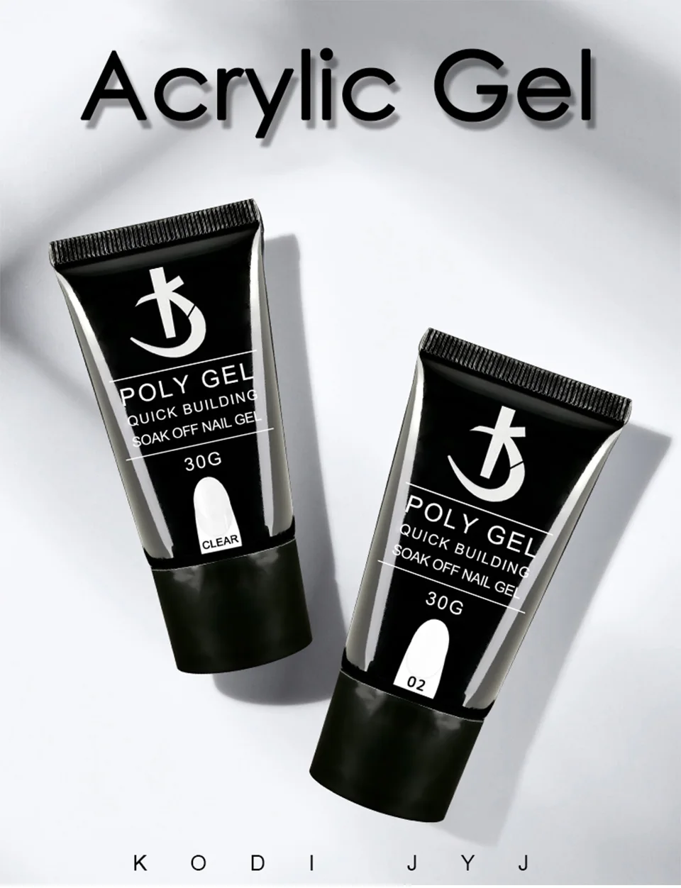 Latest Poly Nail Gel 30ml - Semi-permanent Acrylic Gel Extension