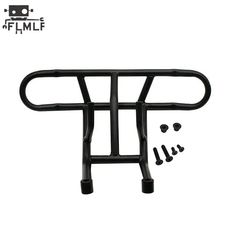 Kit Pare-Chocs Arrière Métal pour Voiture RC 1/5 installé sur une HPI Baja 5T, protection optimale.