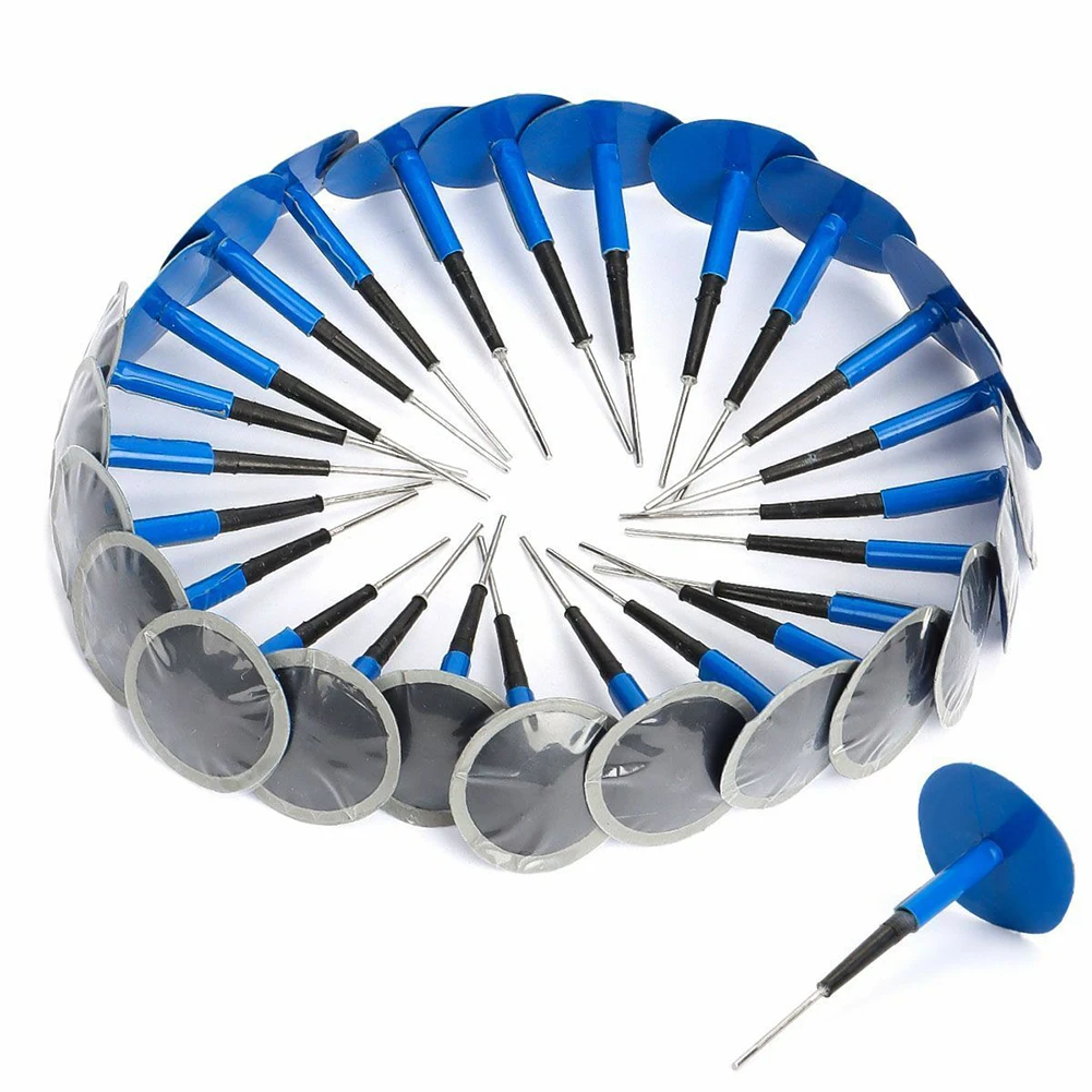 Leichtes, multifunktionales, professionelles Ersatz-Autozubehör, Patch, Verschleißfestigkeit, 24 Stück/1 Set, 3,6 cm/1,42 Zoll, Blau – Detail 4
