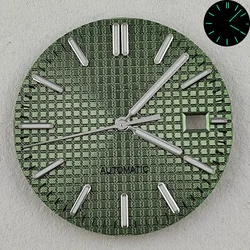 31.8mm Green Luminous Dial and Hands - No logo (Blackish green)