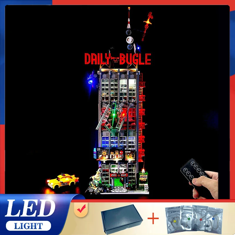 

RC LED Light Kit For LEGO 76178 Daily Bugle Block Building Blocks Brick Toy（Only LED Light，Without Blocks Model)