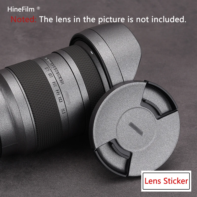 시그마 16-28 F2.8 E / L 마운트 렌즈 데칼 스킨 프로텍터 시그마 16-28mm F2.8 DG DN 현대 렌즈 커버 스티커 용 Hinefilm