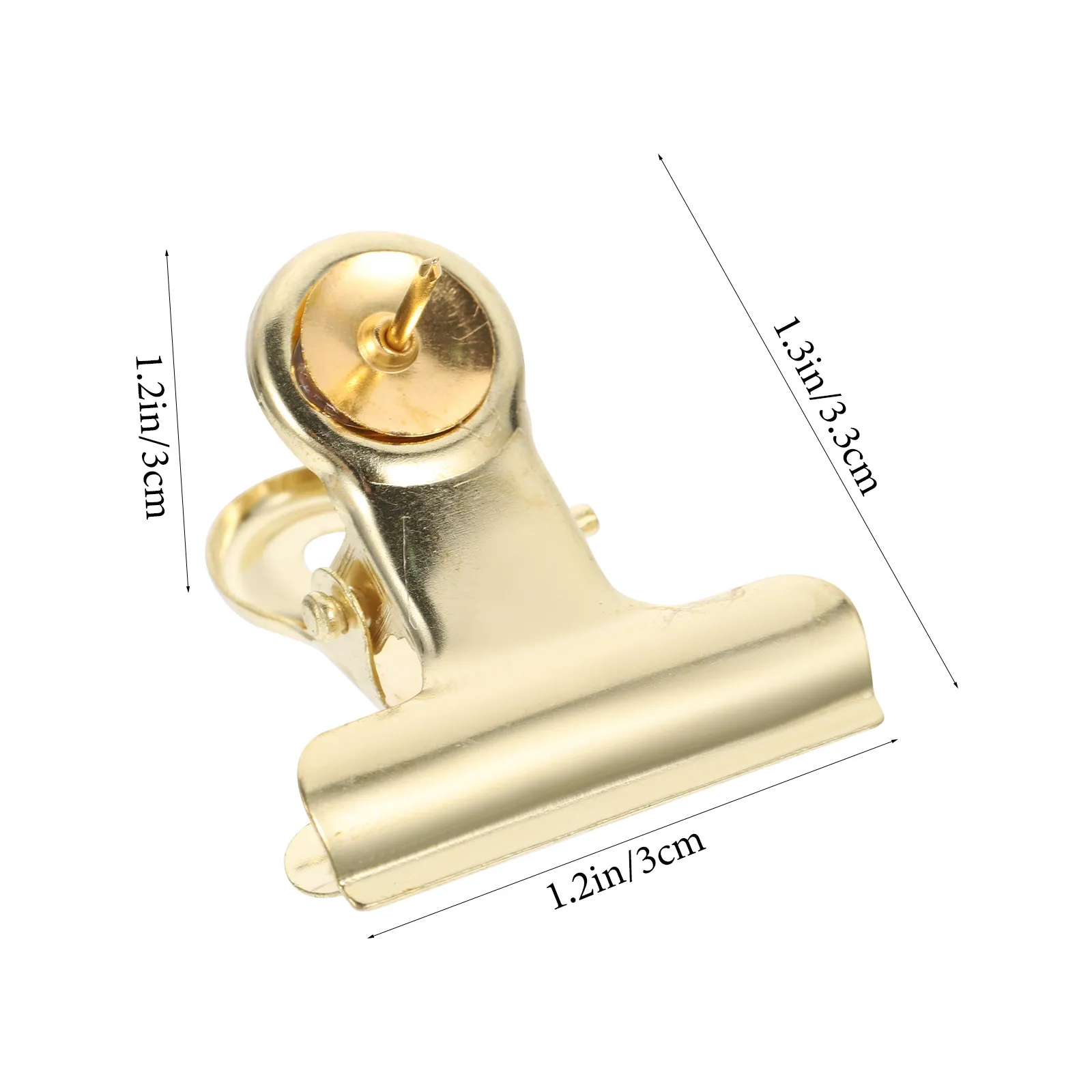 1세트 프리미엄 금속 종이 클립 장 사무용 바인더 클립 다기능 문서 정리함 가정 학교 사무용품