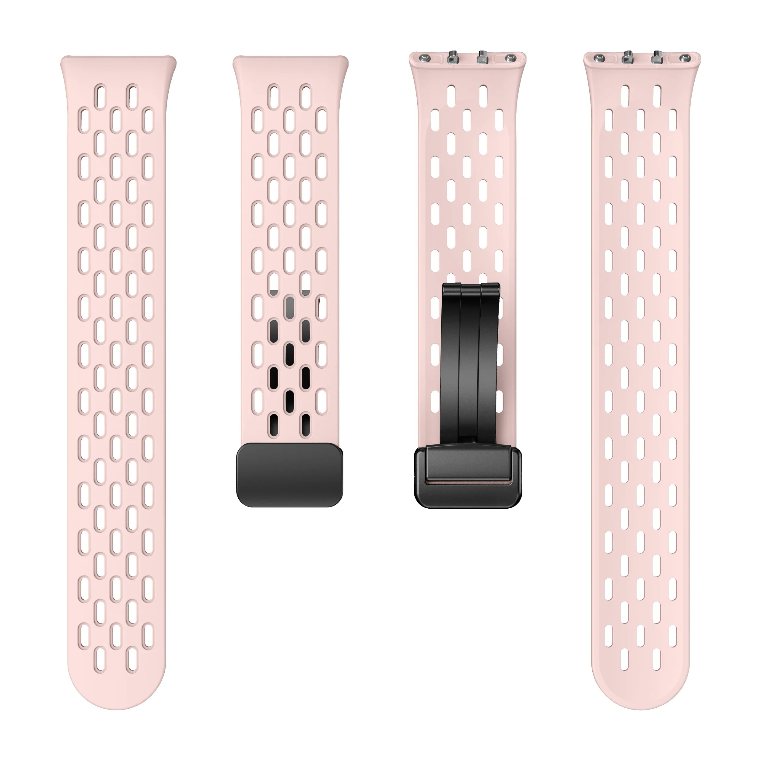 Magnetic D Buckle Sports Silicone Band For Samsung Galaxy Fit 3 Fit3 SM-R390 Replacement Strap Wristband Bracelet  Accessories