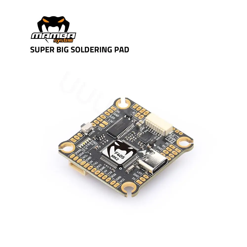 디아토네 맘바 F405MK2 V2 비행 컨트롤러 베타플라이트 F4 OSD VTX 30mm 포함 RC FPV 레이싱 드론용
