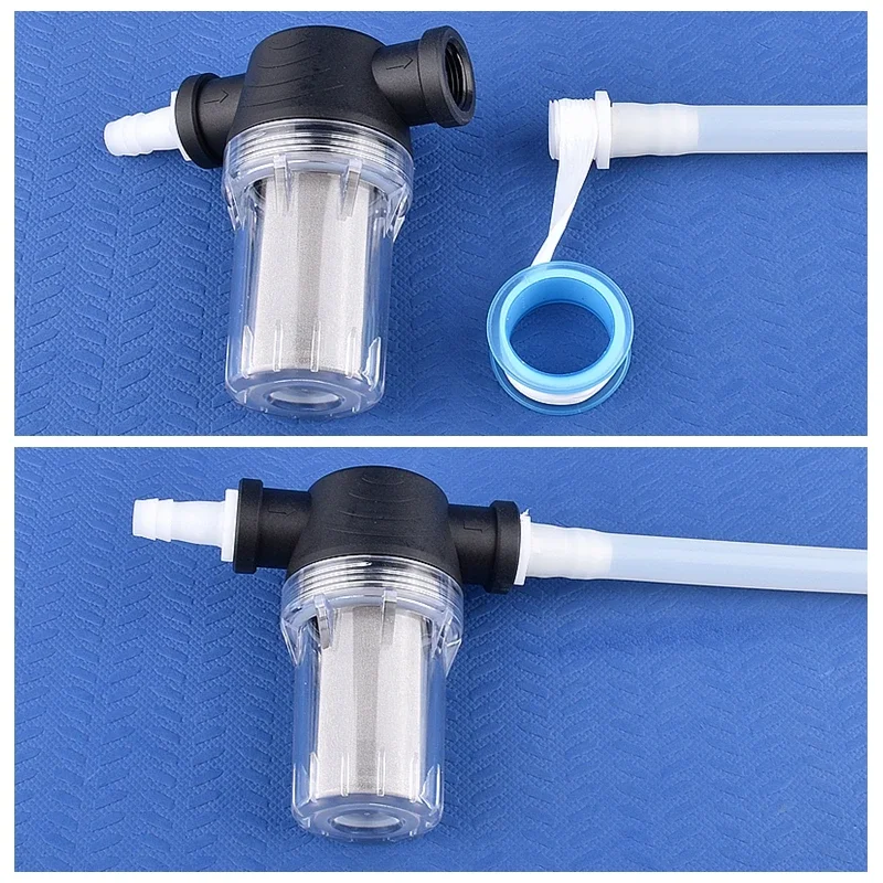 1/2" bis 4~20mm Gartenbewässerungsschlauchfilter 40~250 Mesh Bewässerungssystem Verunreinigungsfilter Aquakultur Haushaltswasserrohrfilter – Detail 6