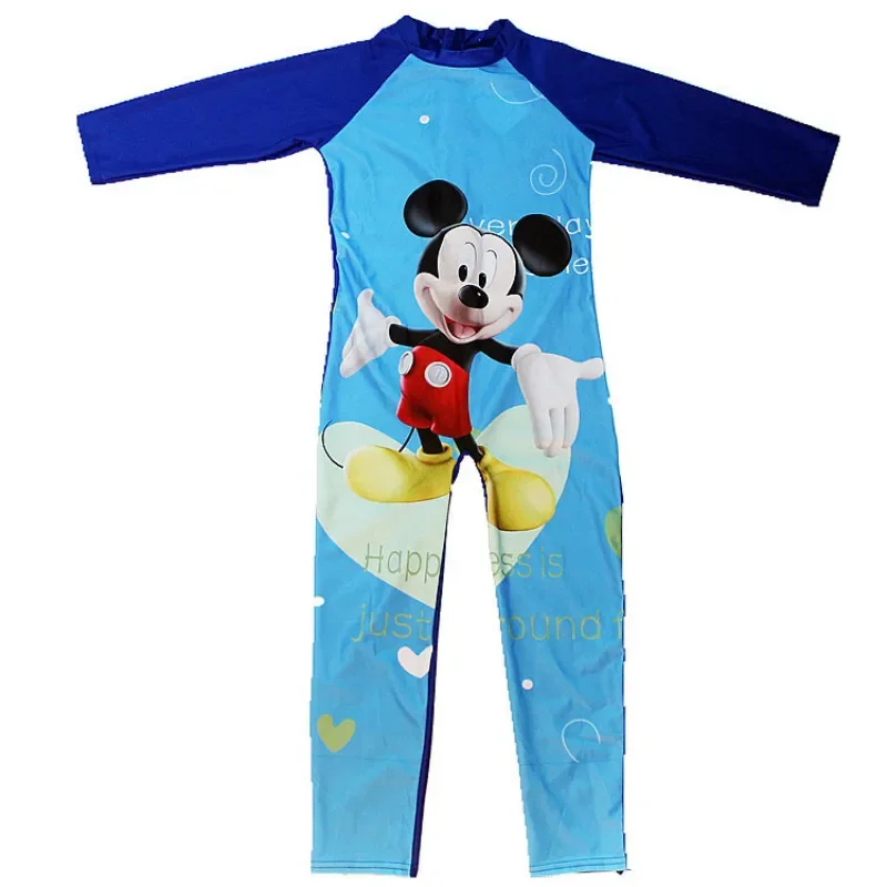 Children Swimwear Boys Girl One Piece Swimsuits Swimwear Bathing Suit Spiderman Cars McQueen Frozen Elsa Long Sleeve Swimming Kids Sport Beachwear